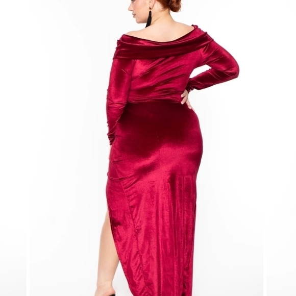 Curvy Sense Olivia velvet dress - Picture 6 of 10
